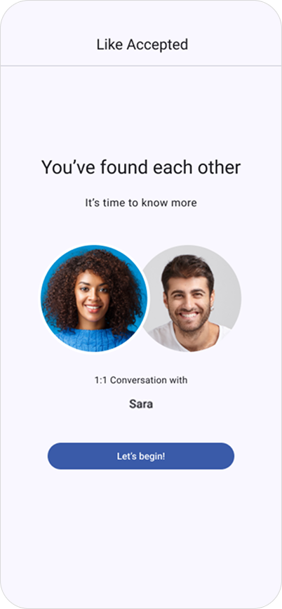 d8ship app match screen example